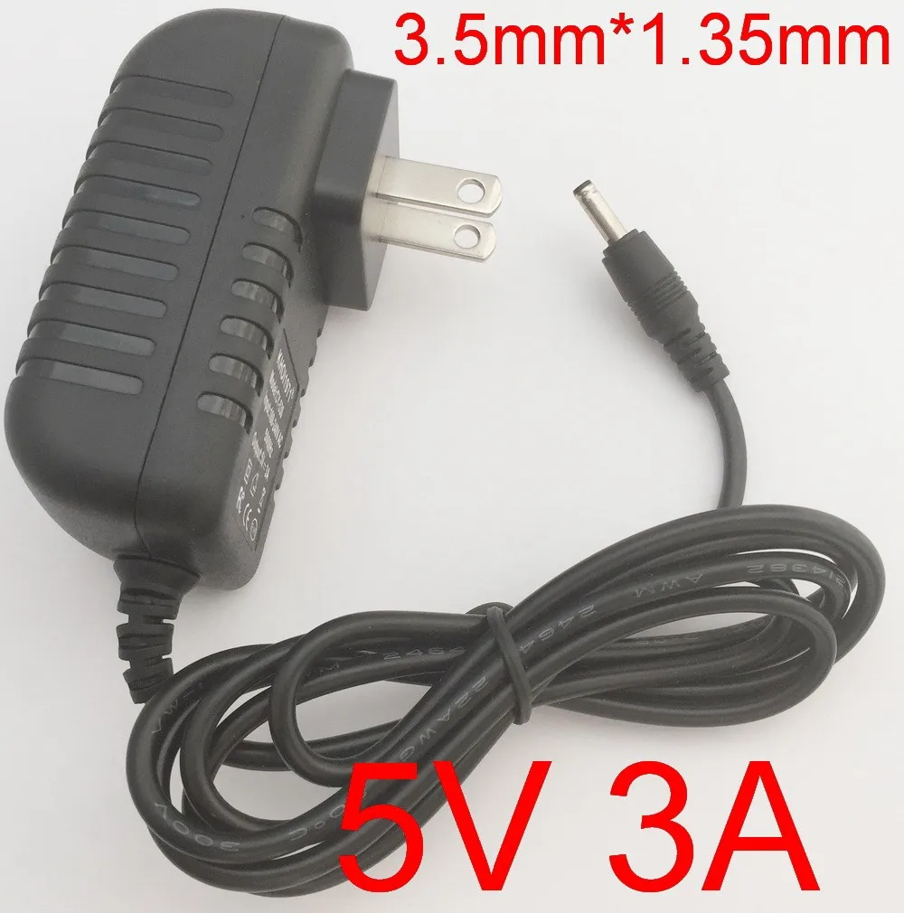 US plug 1 шт. Высокое качество AC 100 V-240 V преобразователь IC Мощность адаптер DC 5V 3A 3000mA 15 Вт Питание EU/US/UK AU разъем постоянного тока 3,5 мм x 1,35 мм - Цвет: US plug