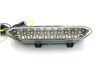 

Motorcycle LED clear tail brake lights turn signal integrated for Yamaha YZF R1 2002-2003