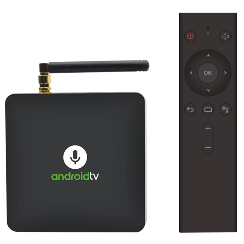 

MECOOL KM8 Android TV Box Voice Remote Control Amlogic S905X Android 8.0 2G 16GB VP9 HDR10 Dolby Audio Quad Core 4K Set Top Box