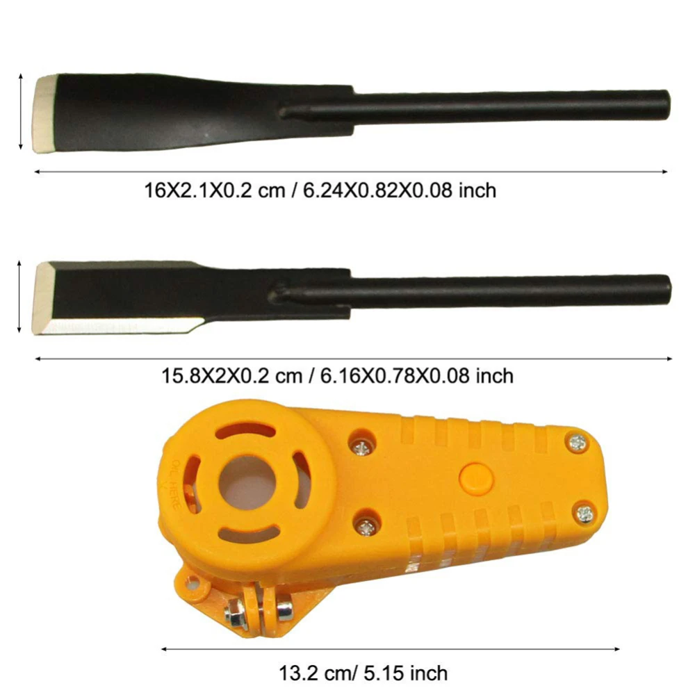 Wood Carving Chisel Set Changed Grinder Into Power Chisel Woodworking Tool Electric grinder carving Tool
