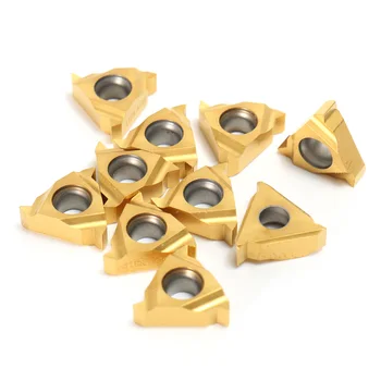 

WOLIKE 2018 New Arrival 10Pcs/Set 1/4 Inch 11ER A60 Carbide Inserts for SIR/SNR Internal Threading CNC Blade