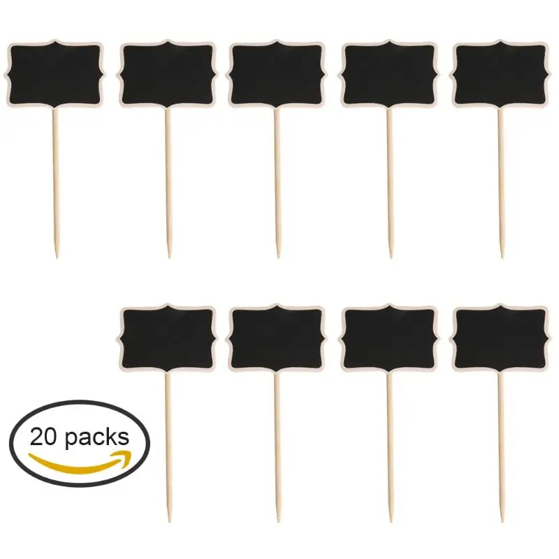 

Mini Chalkboard Blackboard with Stand Wedding Place Card Pizarra Note Board Slates for Restaurant Party Home 20pcs/lot