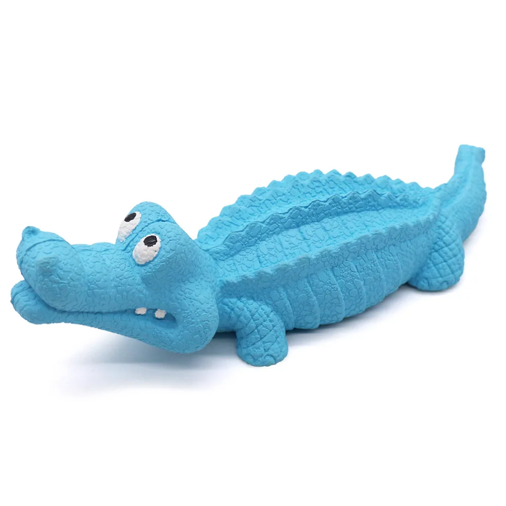 crocodile Дропшиппинг собака жевательные игрушки мультфильм Животные в форме укуса-упорная чистка зубов вокальная игрушка MDP66 - Цвет: crocodile