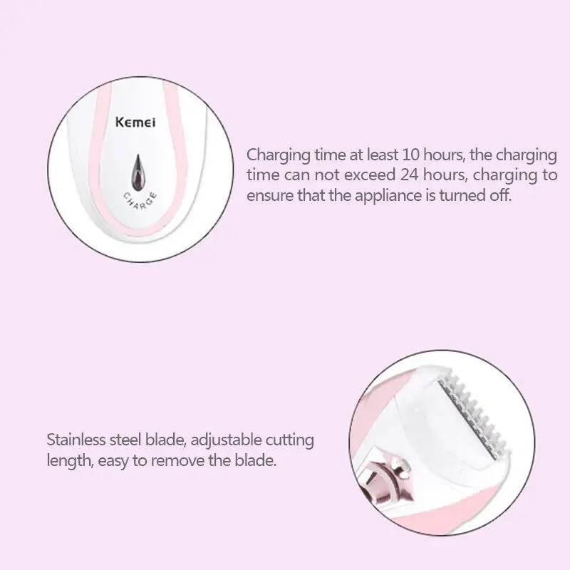 Kemei KM-3010 многофункциональный электрический эпилятор бритва с 1* хост 1* европейские правила 1* Защитная крышка 1* шлифование