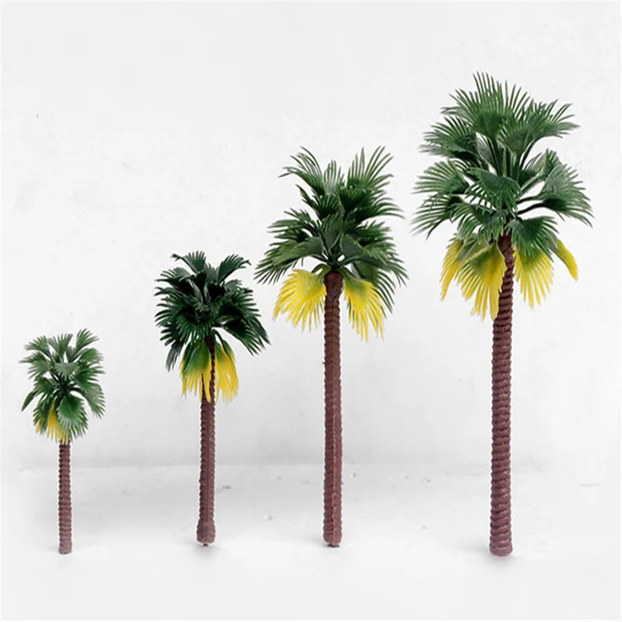 

20X architectural model palm tree 70mm 90mm 120mm 150mm artificial plastic model palm tree