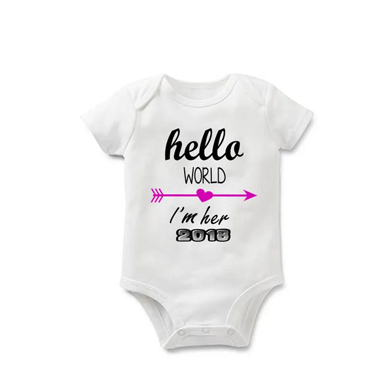 YSCULBUTOL/; хлопковое боди для новорожденных; hello world ; подарок для младенцев; одежда для малышей