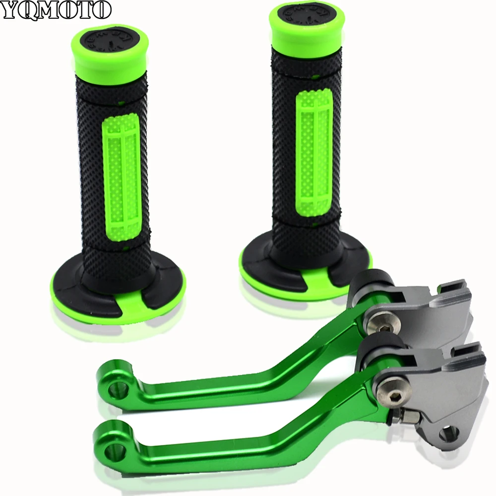

For KAWASAKI KX250F KX450F KX 250 450 F KXF 250 450 2013-2018 Motorcycle Foldable Brake Clutch Levers protaper handlebar grips