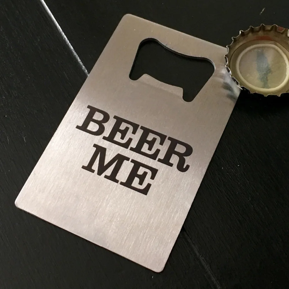 100x corporate promotional gifts custom beer bottle opener