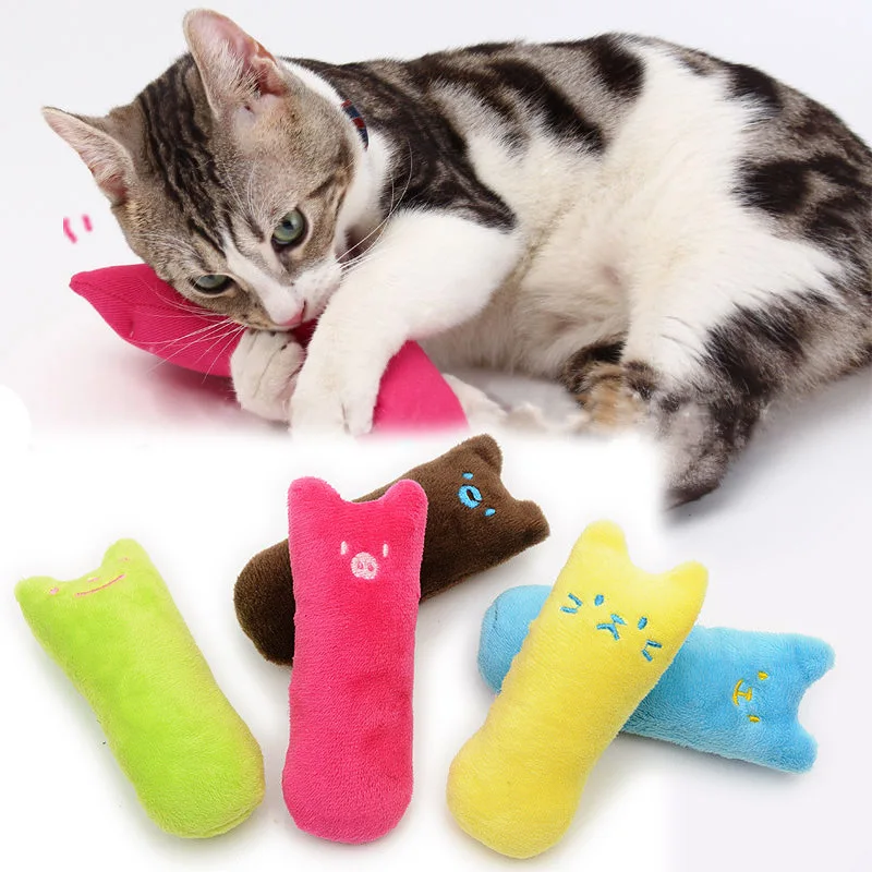 

Cat Mint Toy Poodle Pet Thumb Toys Teeth Pillow Funny Catnip Toy Cat Grinding Interactive Pet Claws Bitten Plush