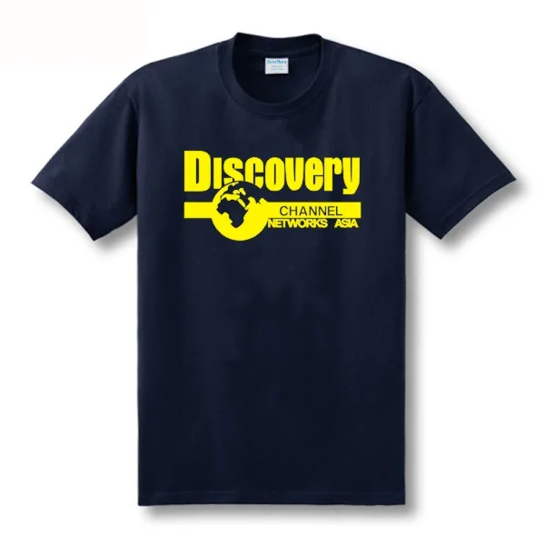 ECTIC, новая мода, Национальный geographic discovery channel networks asia sitcoms, Мужская футболка с коротким рукавом - Цвет: Тёмно-синий