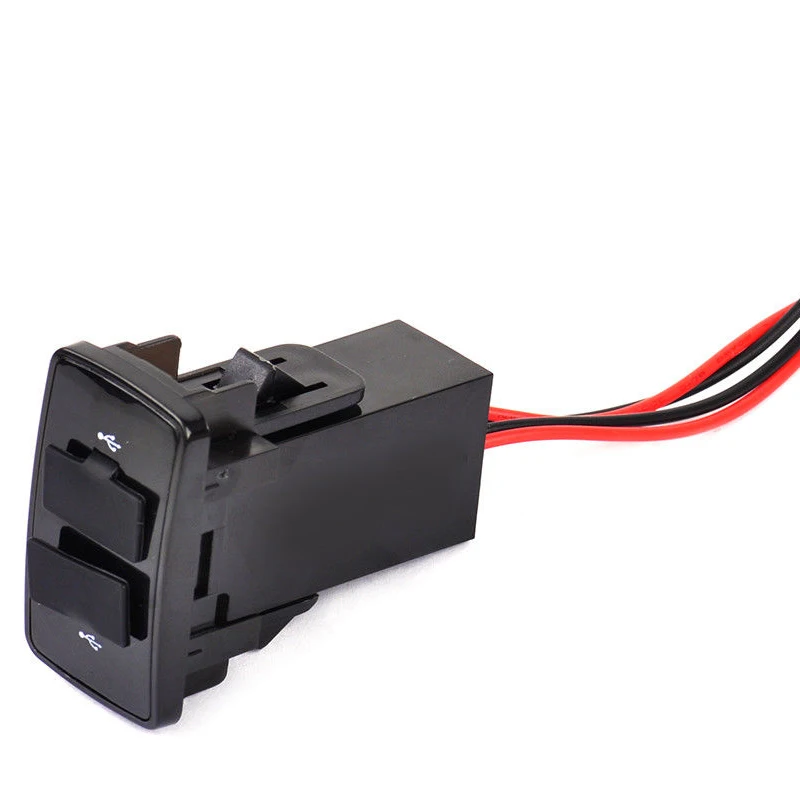 Автомобильное зарядное устройство 5 в 2 1 а с USB интерфейсом разъем для аудиовхода
