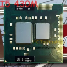 Intel Core I5 430m cpu 2,26 GHz 3M двухъядерный процессор для ноутбука I5-430M, совместимый с PM55 HM57 HM55 QM57