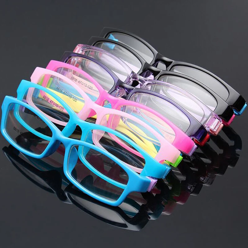 Bendable No Screw Kids frame glasses Boy Child glasses Flexible