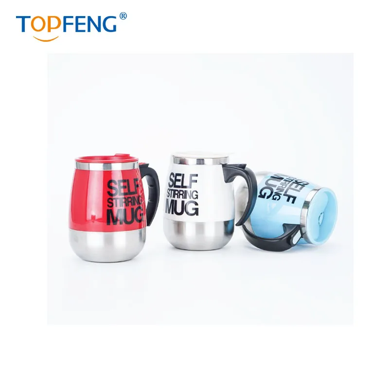 

TOPFENG Self Stiring Coffee Mugs Electric Automatic Mixing Cups for Stir Coffee Milk Mix Juice Drink - 7 Colors Available