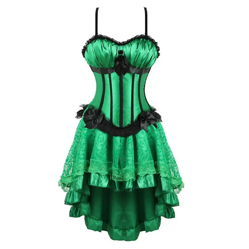 Emerald Green Bustier Dress Plus Size