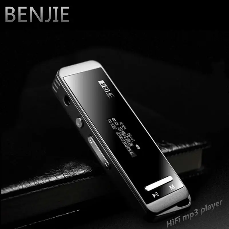 

Mini portable BENJIE N9000 real 8GB lossless HiFi sport MP3 Music player High sound quality All-alloy MP3 one-key voice recorder