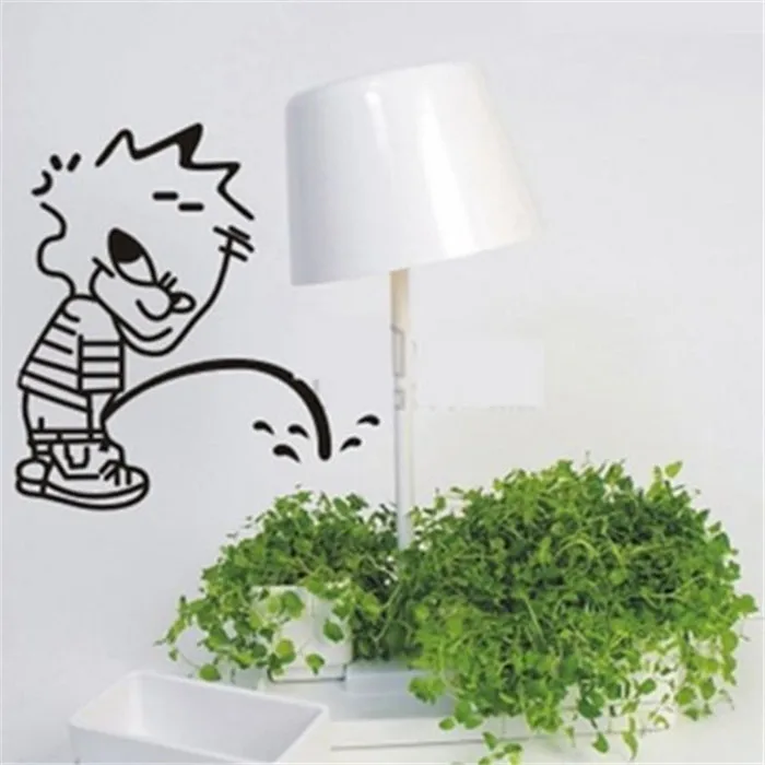 Crazy DIY Frog Toilet Sticker Funny Piss Boy Furniture Decorative Bathroom Wall Stickers 3D Personality Thermal Grease D865 | Дом и сад