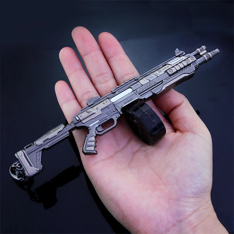 Металлический пистолет Модель брелок Мальчик игрушки подарки битва королевская игра APEX легенды - Цвет: EVA8
