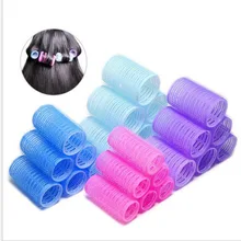 6 шт./1 Набор мягкие большие парикмахерские бигуди для волос