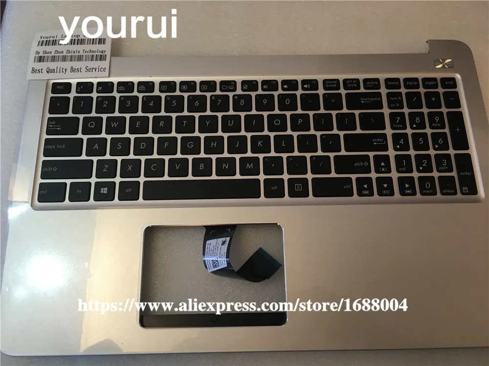 Оригинальная клавиатура США Крышка Упор для рук ASUS K501 K501LB K501U K501UB ноутбук 95% Новинка