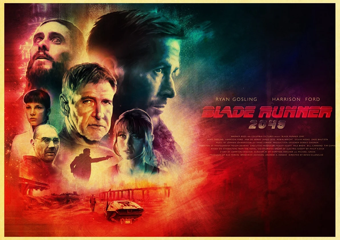 Американский фильм Blade Runner 2049 Ретро плакаты хорошее качество крафт-бумага печатные настенные плакаты художественная живопись Декор для дома комнаты