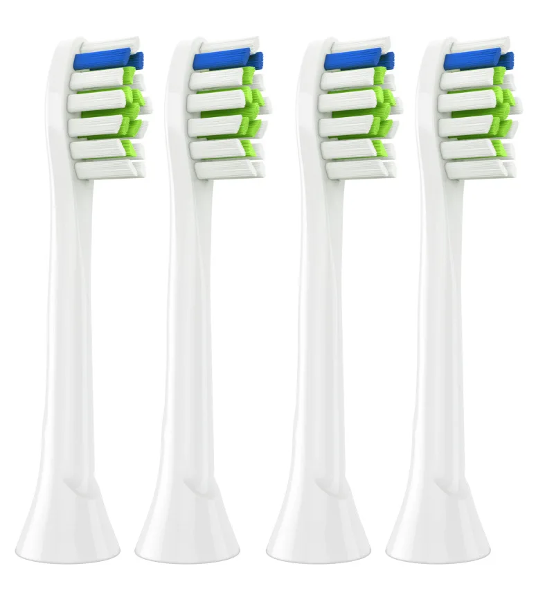 4 шт./лот Съемные насадки для зубной щетки для Philips Sonicare ProResults HX6013/66 HX6930 HX9340 HX6950 HX6710 HX9140 HX6530