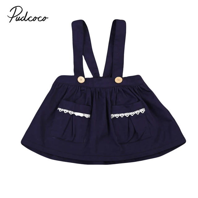 girls navy blue skirt