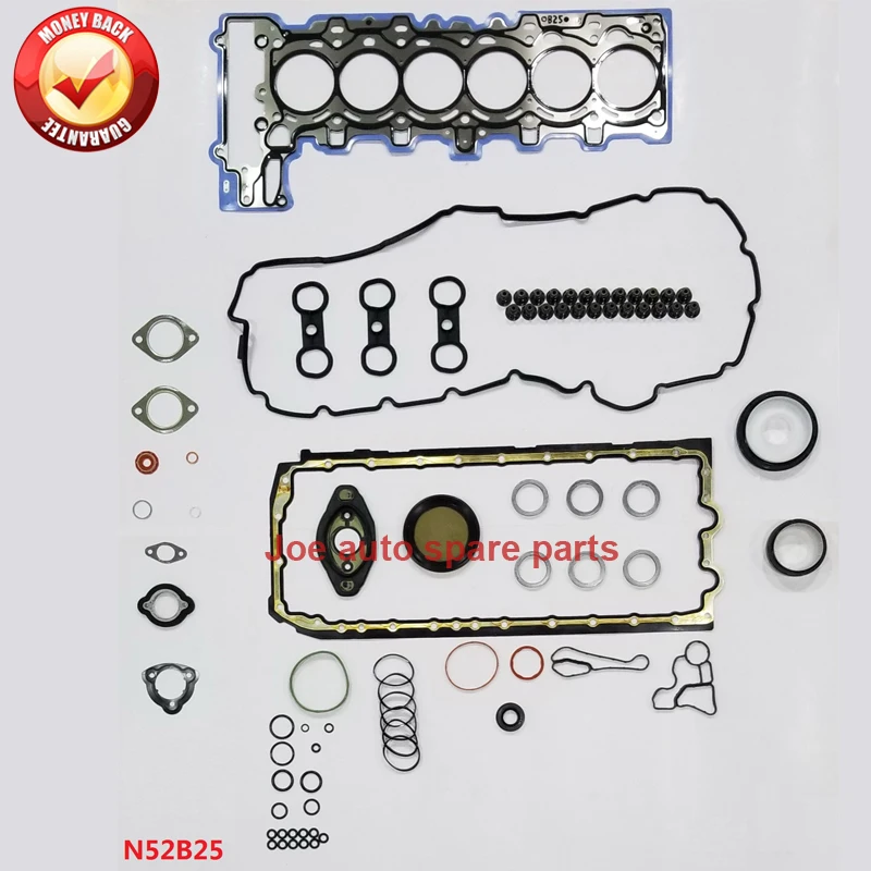 

N52B25 N52B25A ENGINE Full gasket set kit for BMW Z4 523i X3 323i 325i 325xi E85 E60 E61 E83 E90 E91 E92 E93 E89 2497CC 2.5L