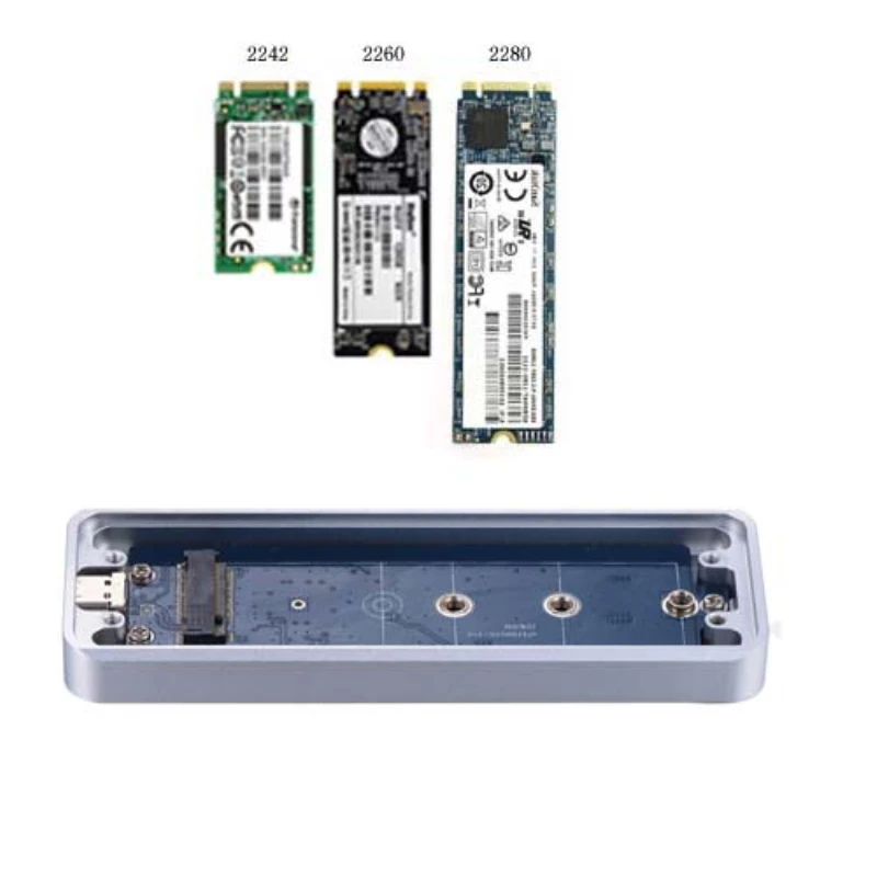Uneatop UT63100U3C M2.NGFF USB3.1 Type-C SSD Aluminum-magnesium alloy shell External HDD Enclosure Uneatop UT63100U3C M2.NGFF USB3.1 Type-C SSD Aluminum-magnesium alloy shell External HDD Enclosure