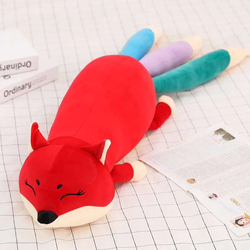 

100/140cm Kawaii Dolls Stuffed Animals & Plush Toys for Girls Children Boys Toys Plush Pillow Fox Stuffed Animals Soft Toy Doll
