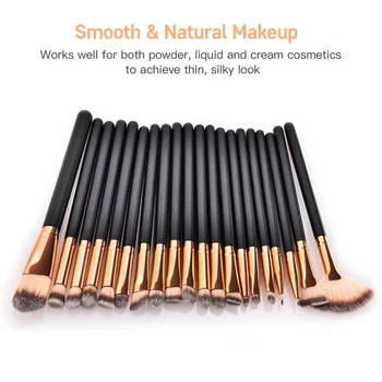 

20Pcs Makeup Brush Set Professional Multi-Function Foundation Brush Eyeshadow Lip Brush Loose Powder Brush Kit