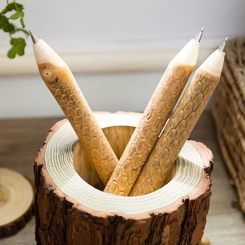 

Multifunctional Wooden Office Organizer Fashion Cool Design Pencil Holders Desk Office Accessories Pen Holder