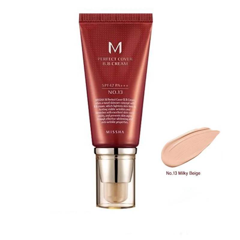 Pаспродажа Лучший Корея Косметика MISSHA М Perfect Cover BB крем 50 мл SPF42 PA + + + (№ 27 № 21 № 23) основа для макияжа идеальный BB крем