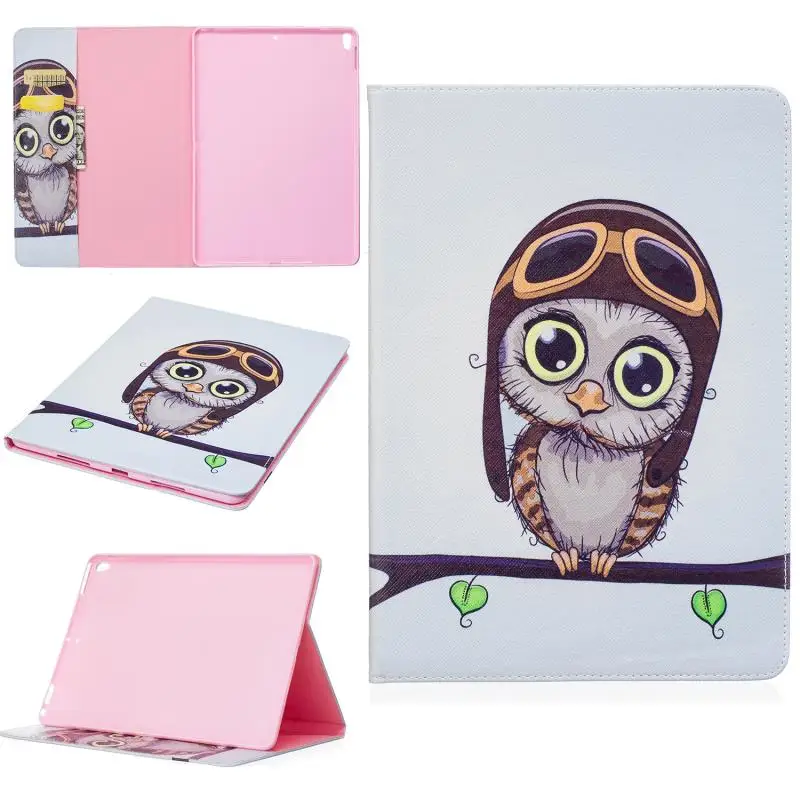 Tablet Case Cover for Apple iPad Pro 10.5" 2017 Cover Stand Holder Cute PU Leather Wallet Case Card Slot Case Coque Etui Funda