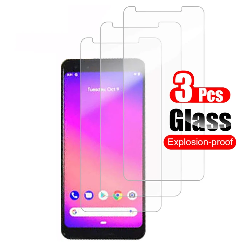 

3Pcs Tempered Glass For Google Pixel 3A 3AXL Screen Protector Guard For Google Pixel 3A Protective Glass Film 9H Clear