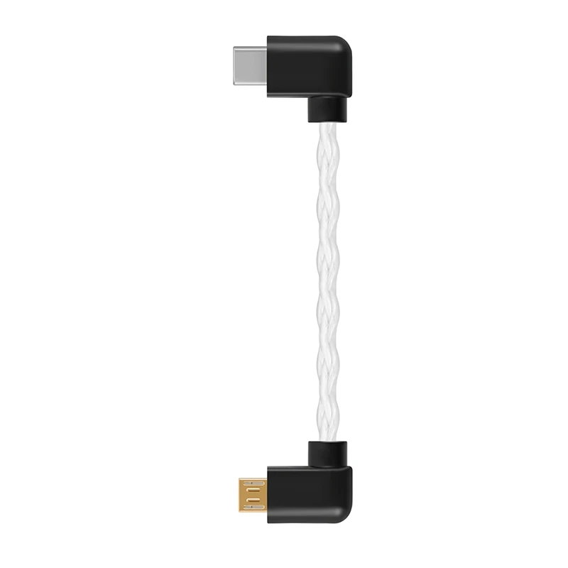 Shanling L2 Тип с разъемами типа C и Micro USB HiFi серебряным покрытием Медь кабель для