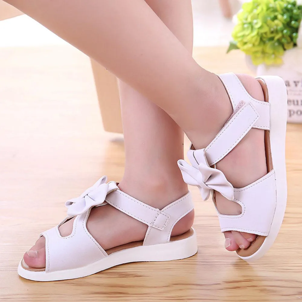 Children Kids Girls Unicorn Flat Jelly Shoes Summer Holiday Sandals Shoes Size