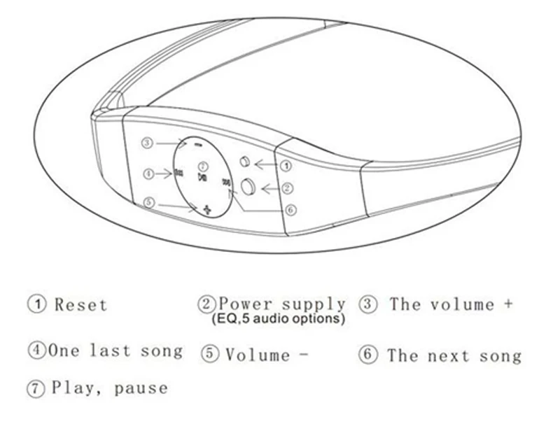 4GB waterproof  headphone mp3-004