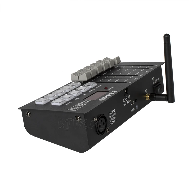 DJworld DMX консоль 1024 контроллер для освещение для сцены DMX 512 DJ контроллер оборудование международный стандарт движущийся головной свет