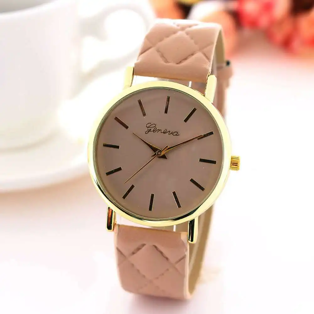 New fashion imitation belt watch leisure simple men's and women's watches sports watches quartz watches