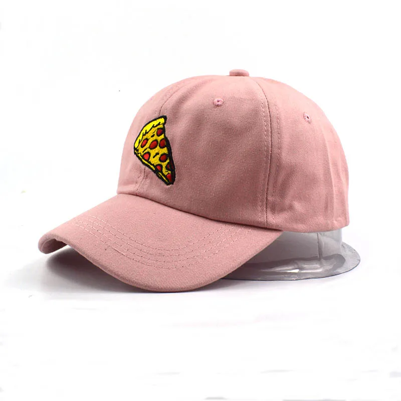 Новое поступление высокое качество папа шляпа Регулируемый хлопок пицца вышивка бейсбол кепки для женщин мужчин повседневное кепки s