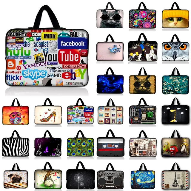 Best Offers 10 12 13.3 14 15.6 15.4 17.3 Inch Computer Laptop Notebook Tablet Bag Case unisex men women Laptop Bag For Macbook ASUS Dell HP