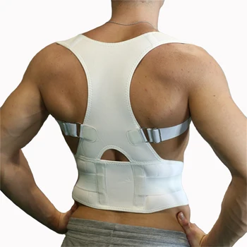 

AOFEITE Adjustable Back Posture Corrector Spine Back Shoulder Lumbar Brace Support Belt Posture Correction Prevents Slouching