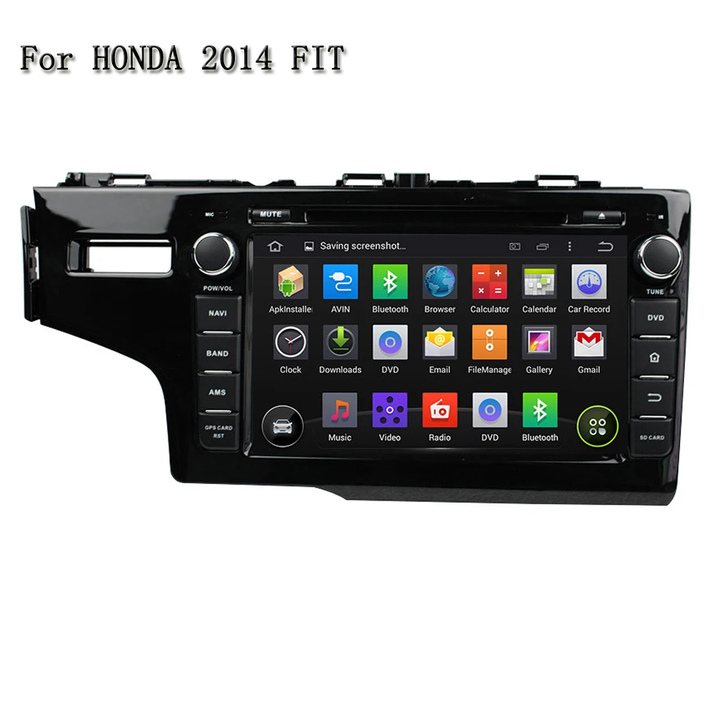 8 &quotAndroid 5.1 Сенсорный экран dvd плеер автомобиля для Honda Fit 2014 с Зеркало Ссылка
