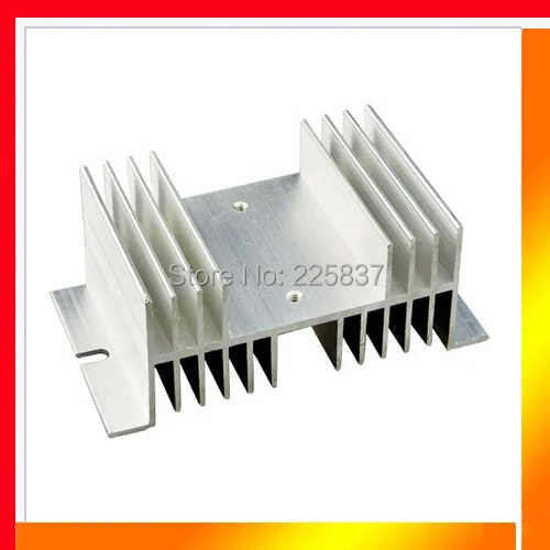 

TRL 70*125*50mm (2pc) SSR heatsink aluminum radiator M / W type for 20-100A single phase SSR solid state relay heatsink