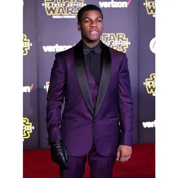 

Latest Coat Pant Designs Bespoke Purple Suits Men 2020 For Wedding Prom Performance Groom Tuxedos Men Suit (Jacket+Vest+Pants)