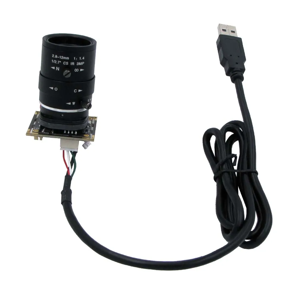 usb camera module with cs 2.8-12mm varifocal lens 02