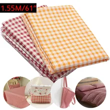 1,55 м красный желтый хлопок льняная ткань винтажный лоскутный батик Сетка Набор для шитья реквизит для фотосъемки текстиль пошив швейной ткани