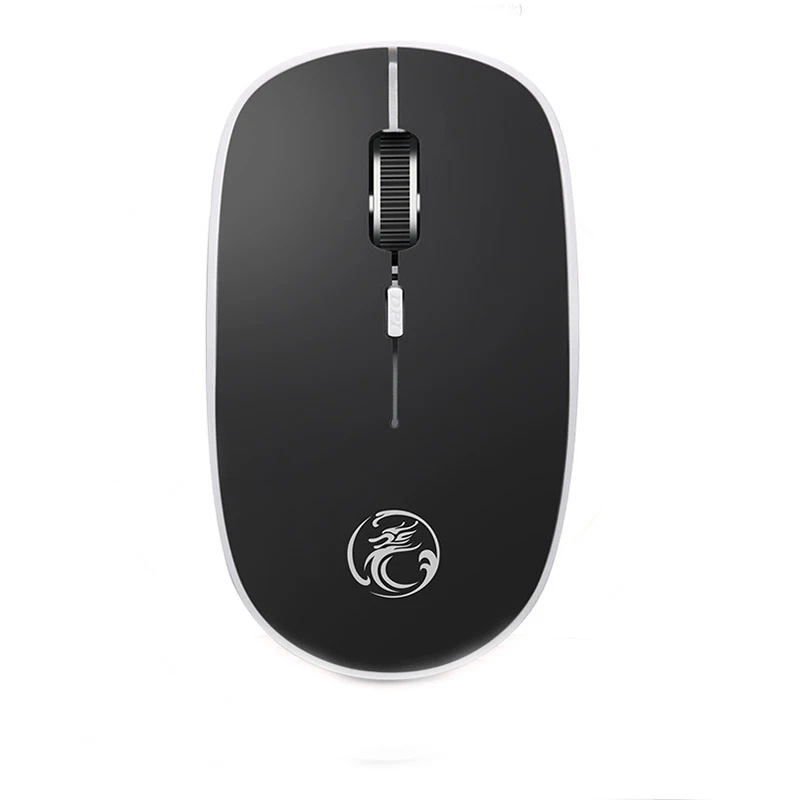 

E-1600 2.4G Wireless Silent Mouse 4 Buttons 1600DPI Ergonomic Optical Mini Slim Voiceless Mice For Laptop Computer Desktop Mouse