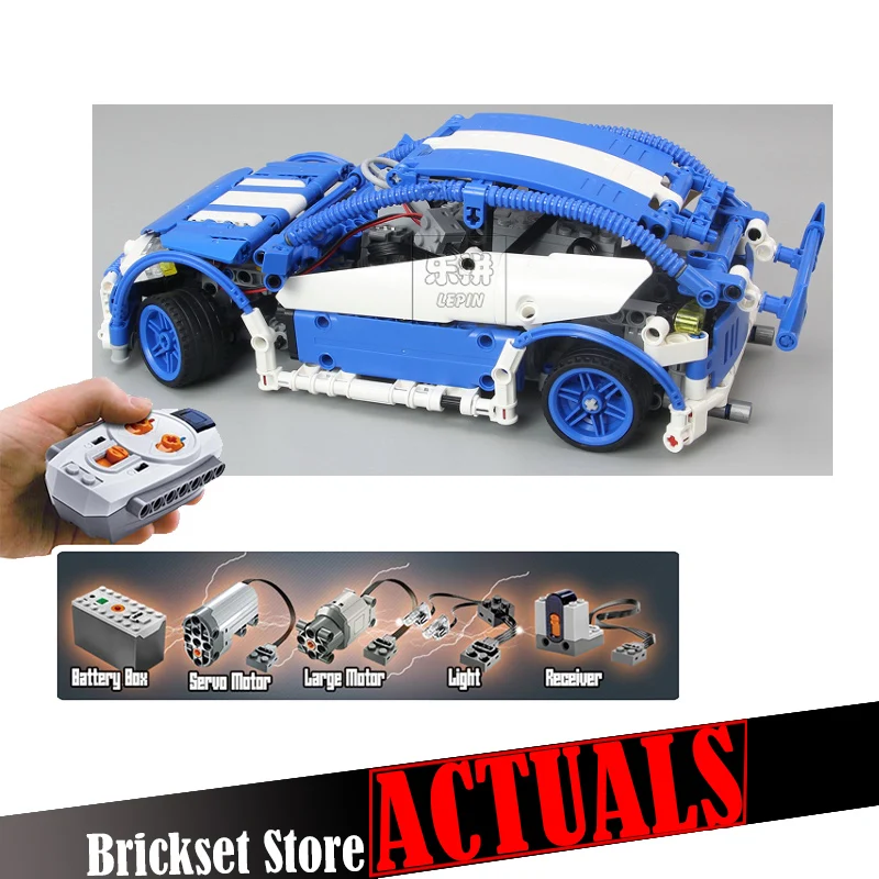 

LEPIN 20053B Hatchback Type R Technic Model Building Blocks Bricks Toys Enlighten For Boys oyuncak 640PCS Compatible legoINGly